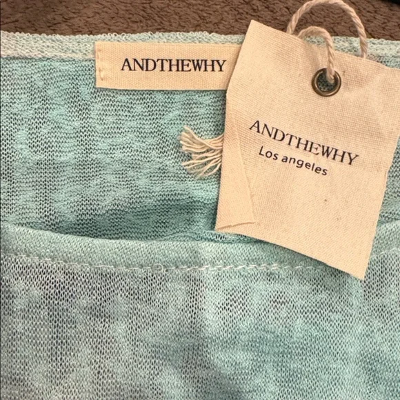 110 And The Why Tie Dye Tie Front Detail Long Bell Sleeve Blouse - Picture 5 of 10